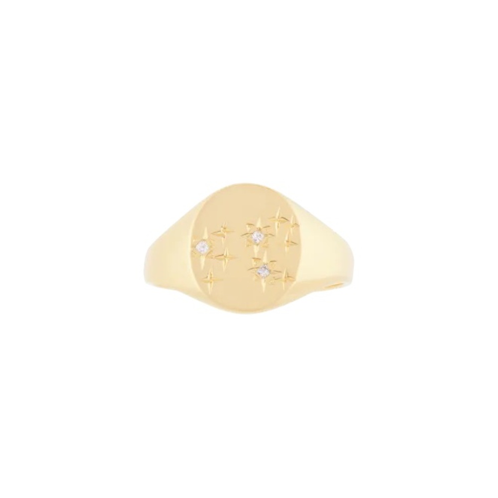 Mejuri Zodiac Sign Leo Ring